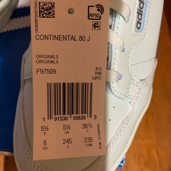 Grade school Continental 80 Ice Mint F97509 - Picture 9 of 9